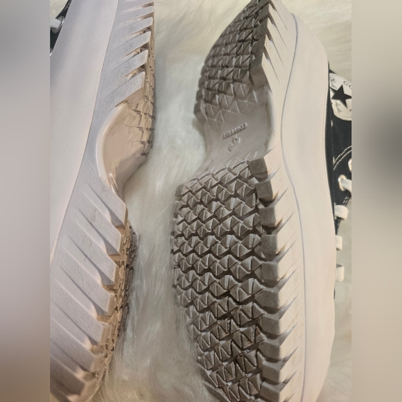 Black and White Converse Chuck Taylor All Star High Top Platform size M/5 & W/7 - Picture 12 of 14